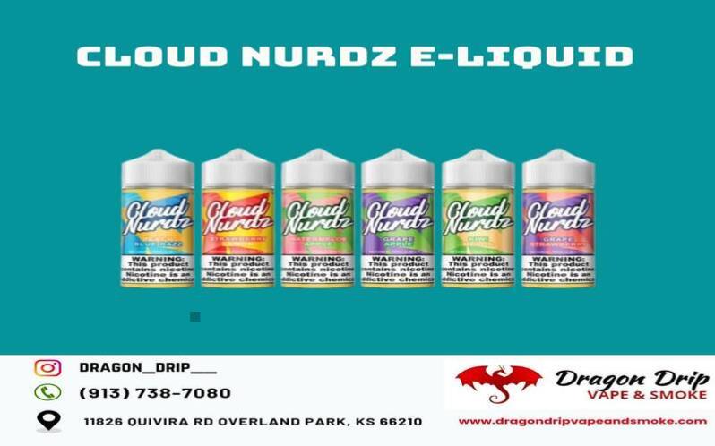 Cloud Nurdz E-Liquid available in Overland Park 