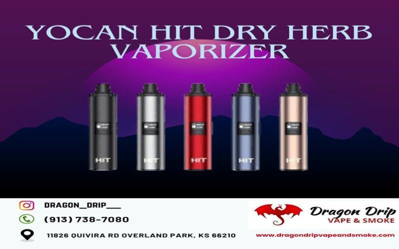 Yocan Hit Dry Herb Vaporizer available in Overland Park 