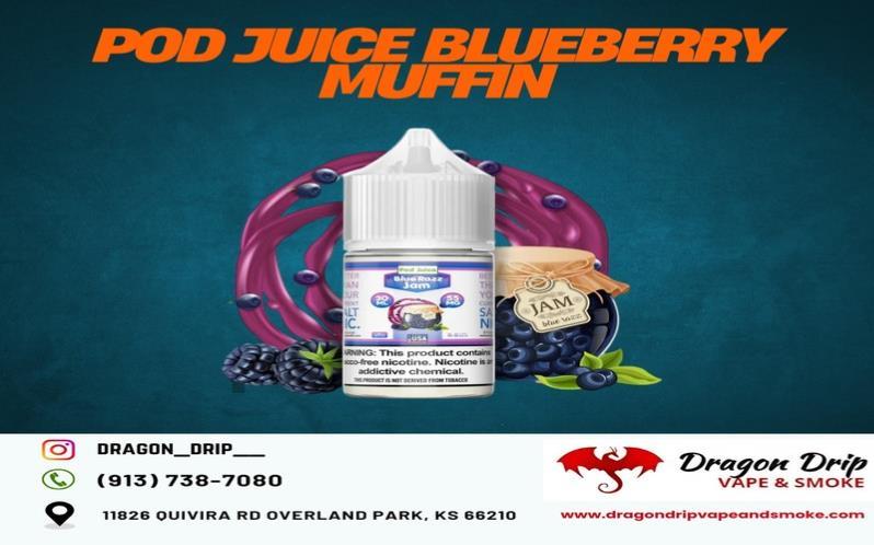 Pod Juice Blueberry Muffin 