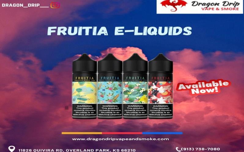 Fruitia E-Liquids available in Overland Park 