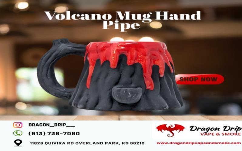 Volcano Mug Hand Pipe available in Overland Park 