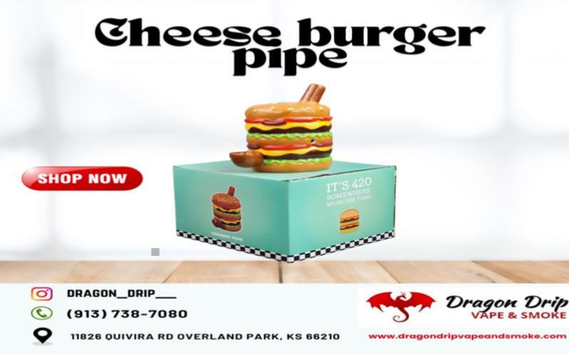 Cheeseburger pipes 