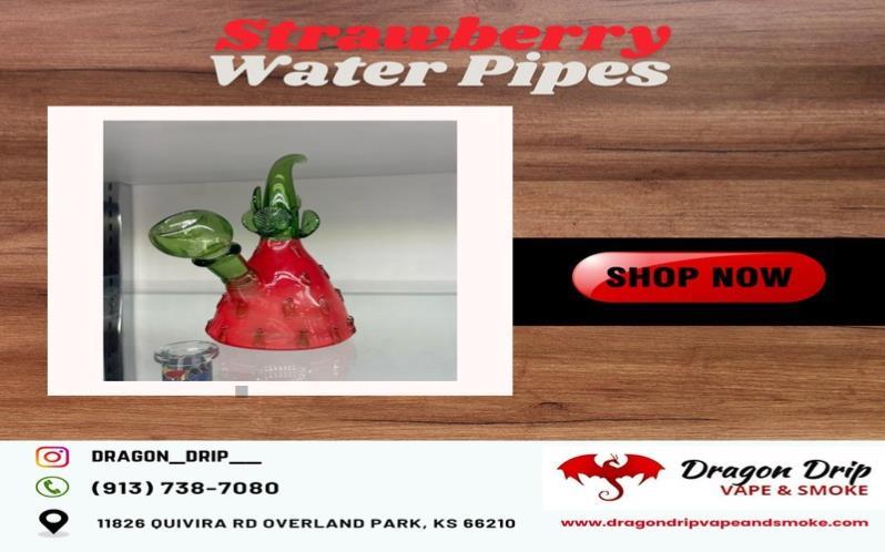Strawberry Water Pipes available in OVerland Park 