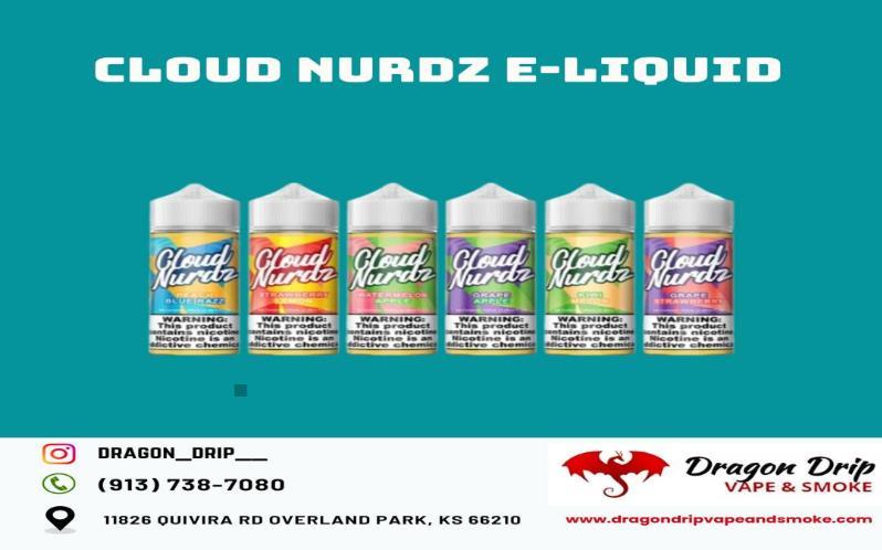 Cloud Nurdz E-Liquid available in Overland Park