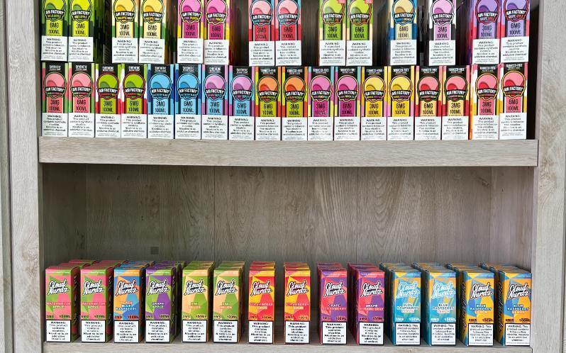E-liquids available at Dragon Drip Vape shop near overland park, KS