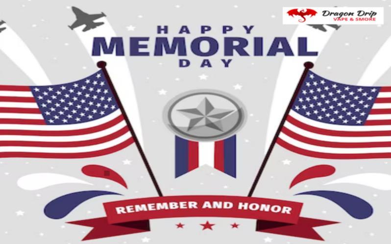 Memorial day poster for dragon drip