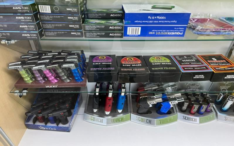 Tobacco accessories availability in tobacco accessories