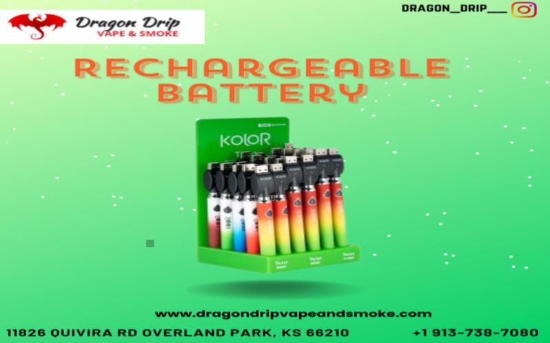  Rechargeable Battery availability in dragon drip vape and smoke