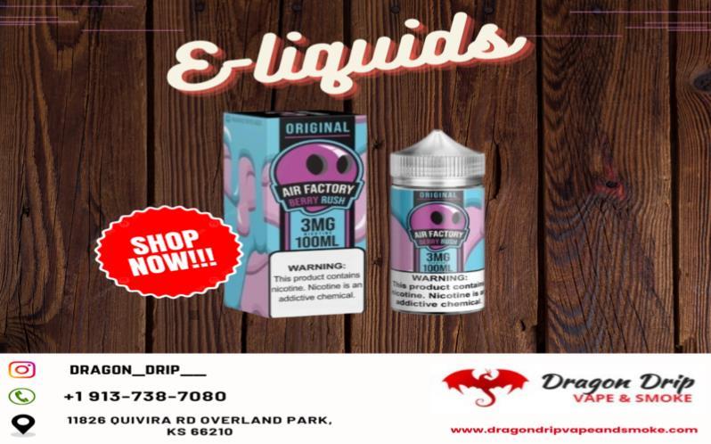 E-liquids available in 