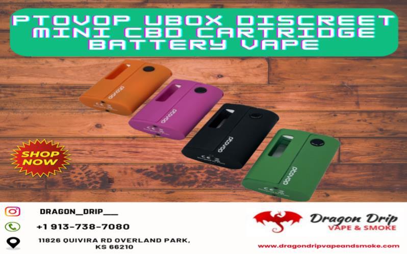  Ptovop Ubox Discreet Mini CBD Cartridge Battery Vape available in Overland Park 
