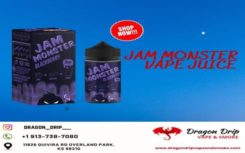 Jam Monster Vape Juice available in Overland Park, KS