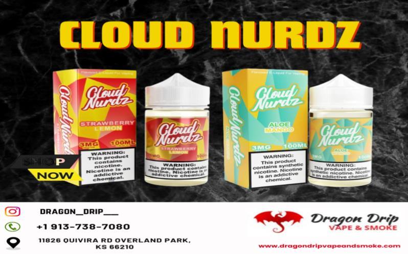Cloud Nurdz  E-Liquid available in Overland Park