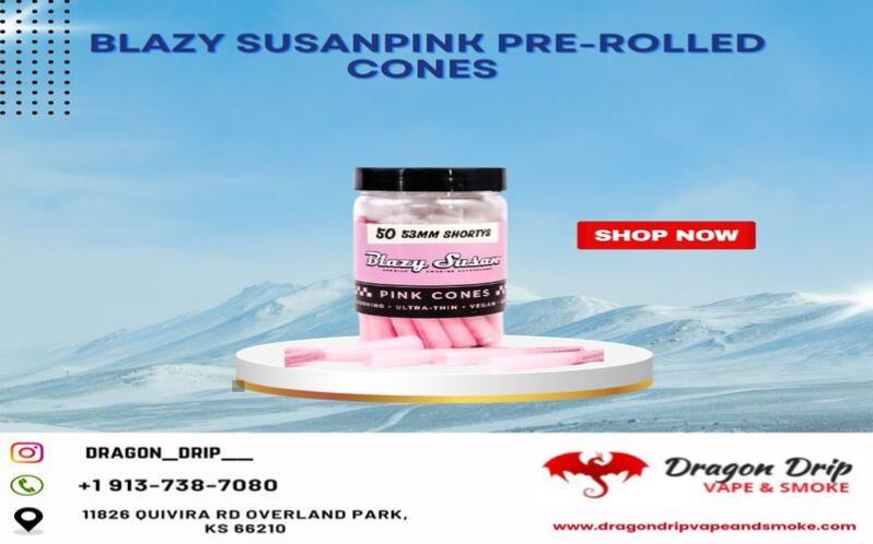  Blazy SusanPink Pre-Rolled Cones available in Overland Park, KS