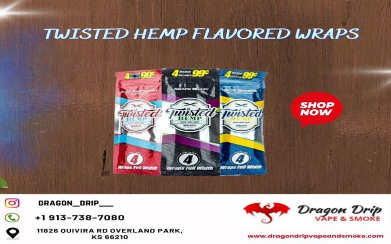 Twisted Hemp Flavored Wraps is available in Overland Park, KS