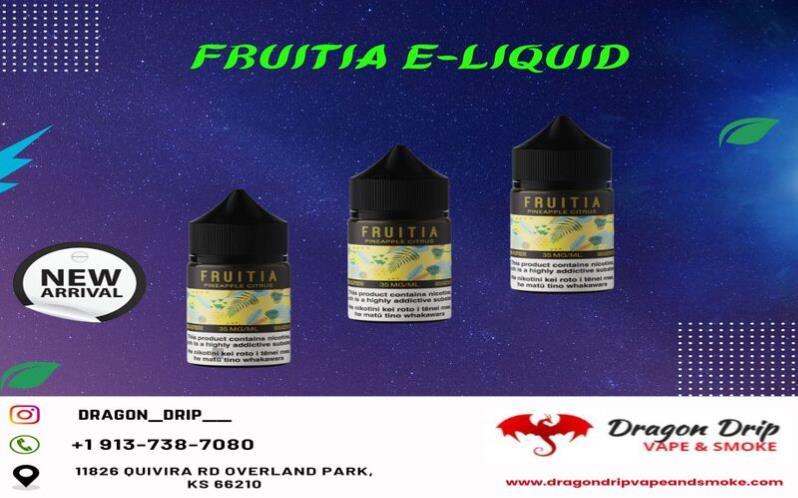 Fruitia E-Liquid is available in Overland Park, KS