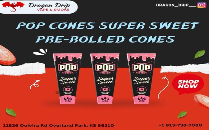 Pop Cones Super Sweet Pre-Rolled Cones is available in Overland Park, KS