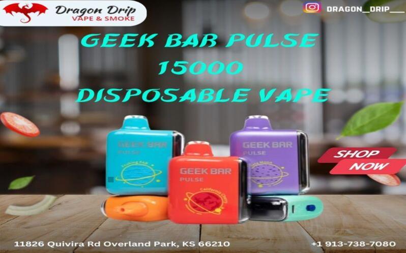 Geek Bar Pulse 15000 Disposable Vape is available in Overland Park, KS