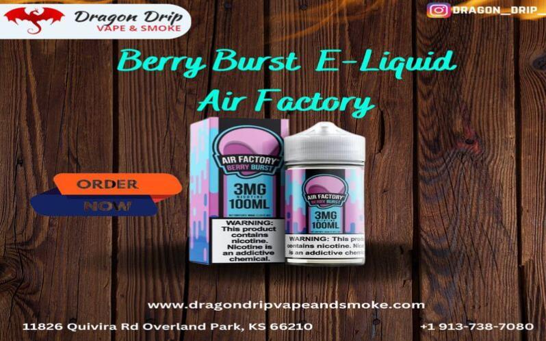 Berry Burst  E-Liquid Air Factory is available in Overland Park, KS