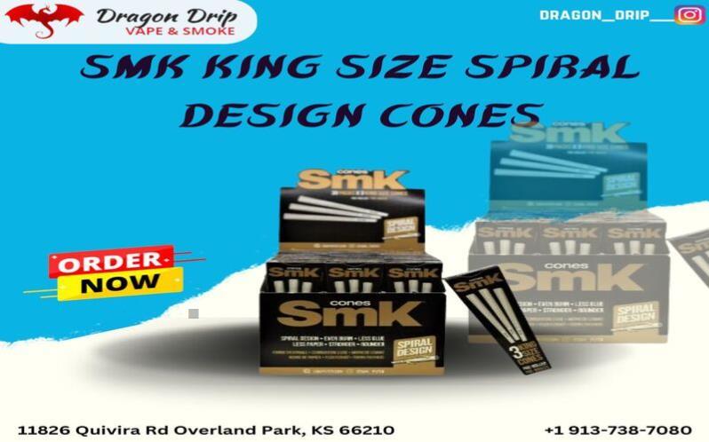 SMK King Size Spiral Design Cones is available in Overland Park, KS