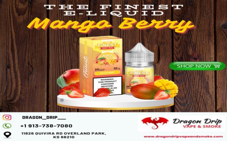 The Finest E-Liquid Mango Berry available in Overland Park 