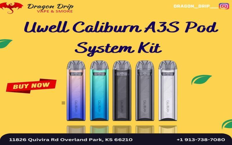  Uwell Caliburn A3S Pod System Kit is available in Overland Park, KS
