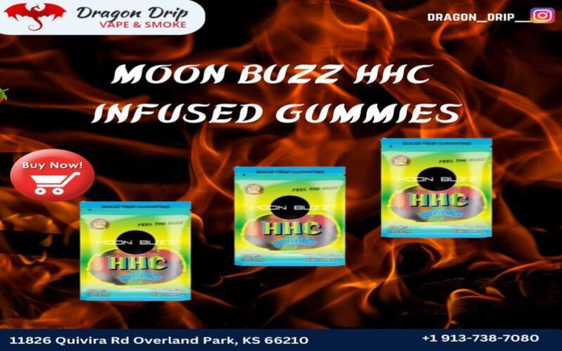 Moon Buzz HHC Infused Gummies is available in Overland Park, KS