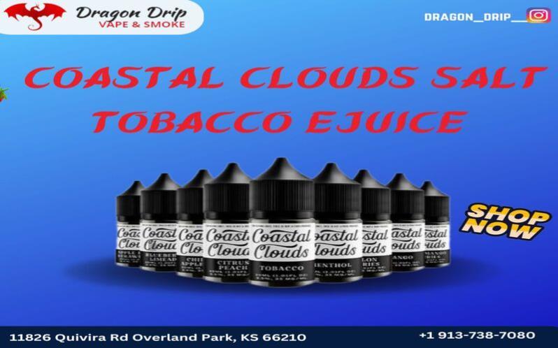 Coastal Clouds Salt Tobacco eJuice is available in Overland Park, KS