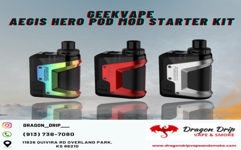  GeekVape Aegis Hero Pod Mod available in Overland park 