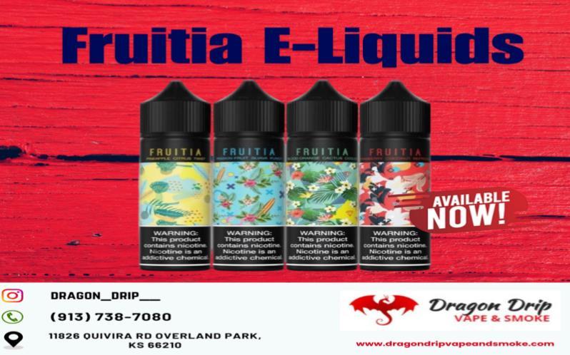 Fruitia E-Liquids  available in Overland park 
