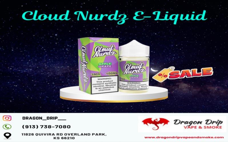 Cloud Nurdz E-Liquid is available in Overland Park, KS