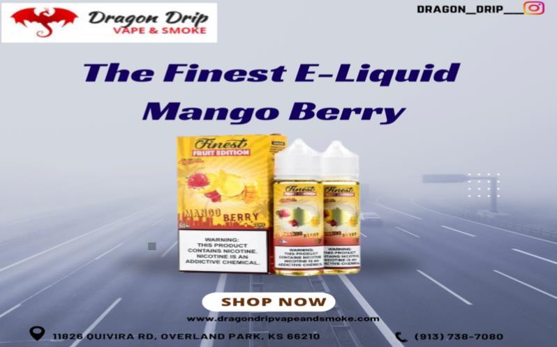 The Finest E-Liquid Mango Berry available in Overland Park, KS!
