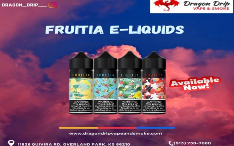 Fruitia E-Liquids available in Overland Park, KS