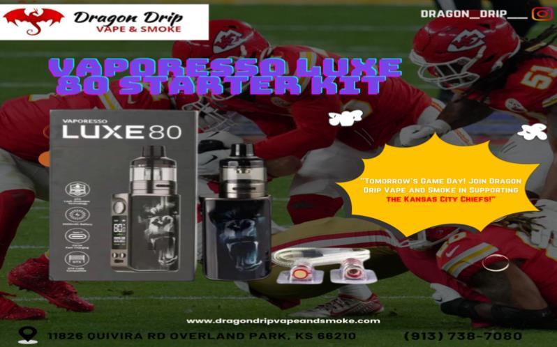 VAPORESSO LUXE 80 Starter Kit available in Overland Park 