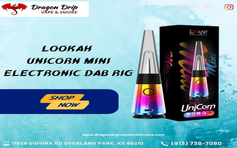Lookah UNICORN Mini Electronic Dab Rig available in Overland park KS
