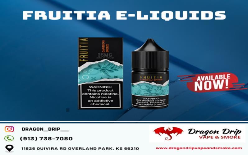 Fruitia E-Liquids available in Overland Park, KS.