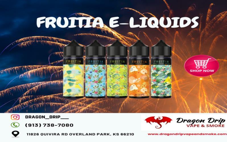 Fruitia E-Liquids available in Overland Park, KS