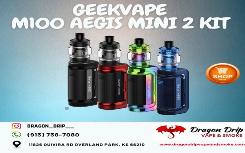 The GEEKVAPE M100 Aegis Mini 2 Kit available in Overland Park 