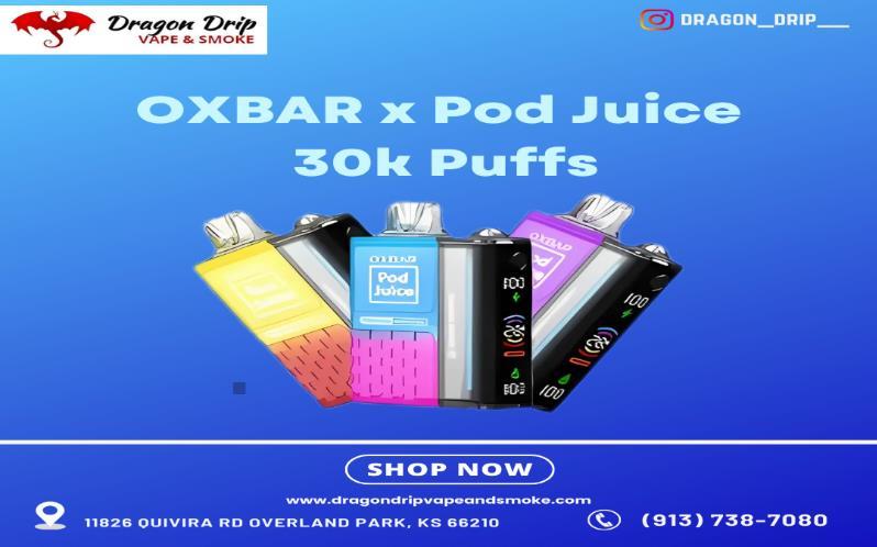 OXBAR x Pod Juice 30k Puffs available in Overland Park, KS