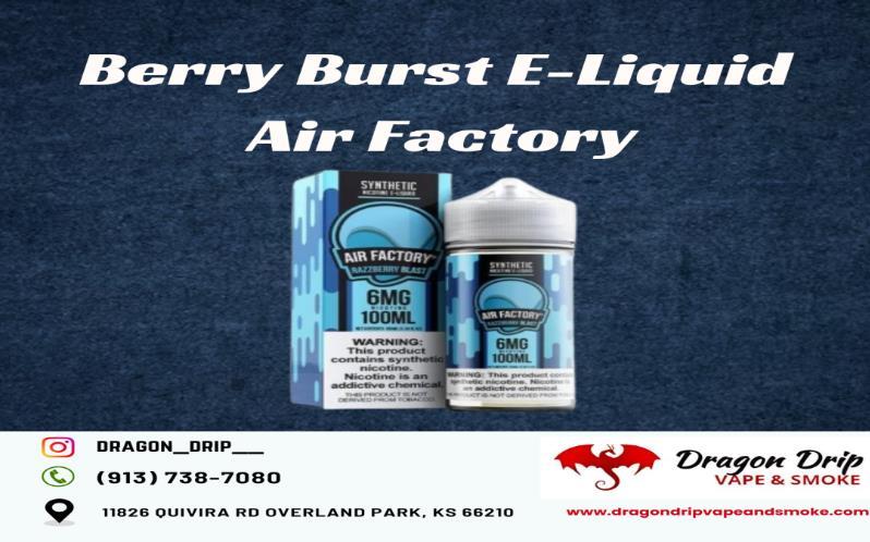 Berry Burst E-Liquid by Air Factory available in Overland Park, KS