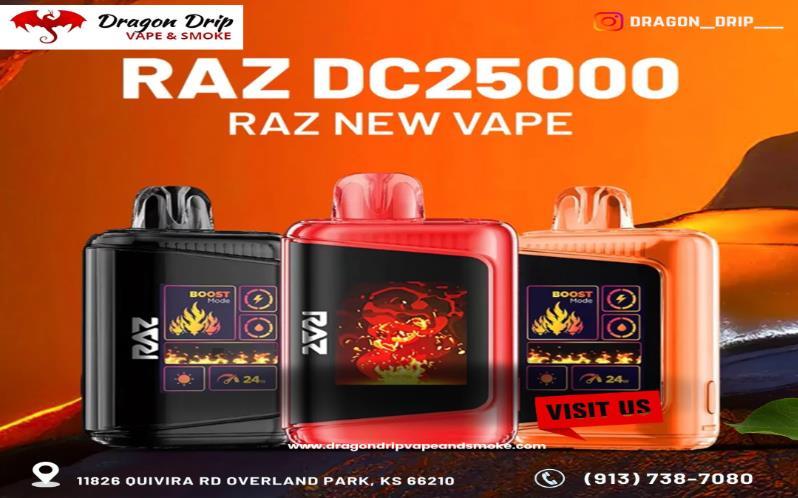 RAZ DC 25000 Vape available in Overland Park, KS