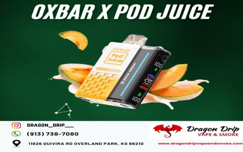  OXBAR x Pod Juice available in Overland Park 