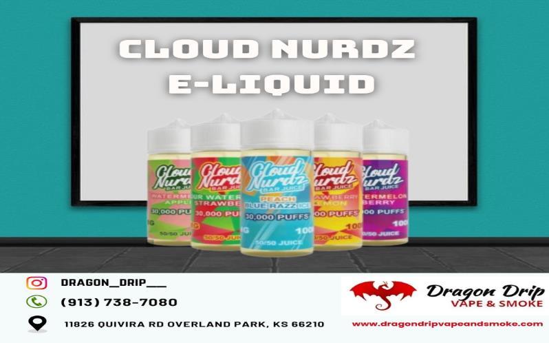 Cloud Nurdz E-Liquid available in Overland Park KS