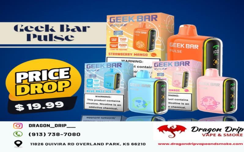 Geek Bar Pulse available in Overland Park 