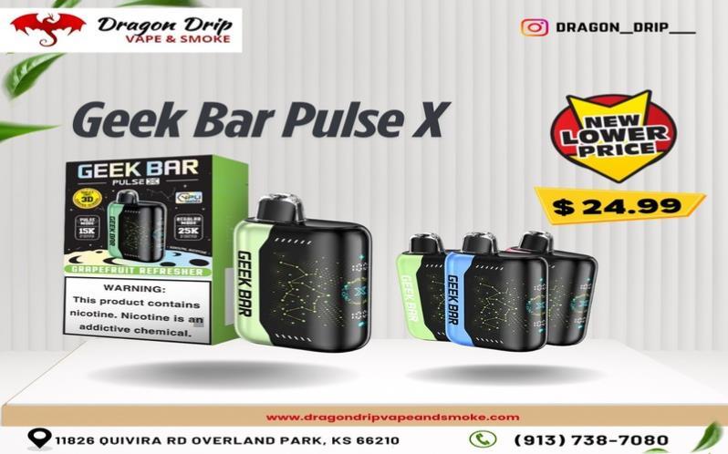  Geek Bar Pulse X available in Overland Park 