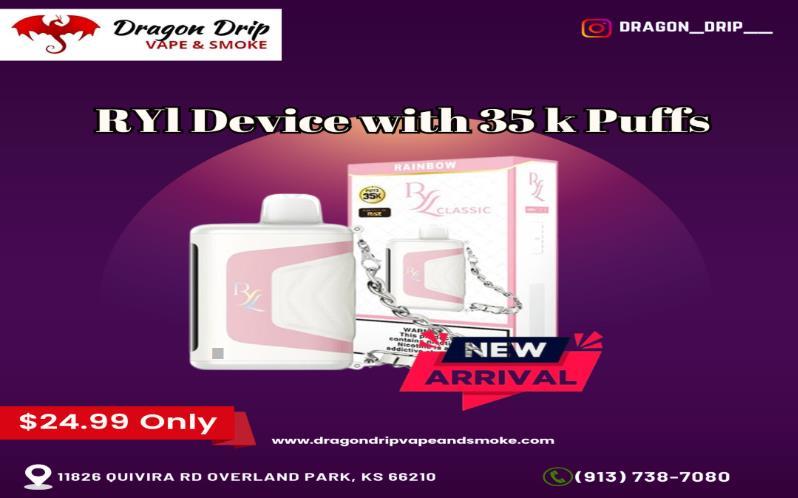 RYL Device with 35K puffs available in Overland Park KS